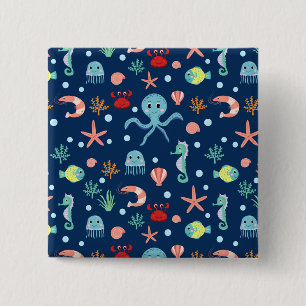 Chapa Cuadrada Mundo del Mar