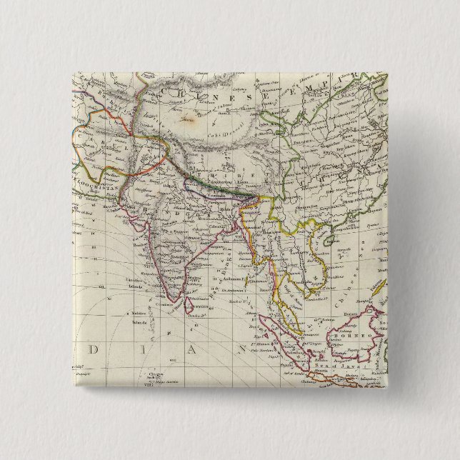 Chapa Cuadrada Mundo, proj. IV Asia (Anverso)