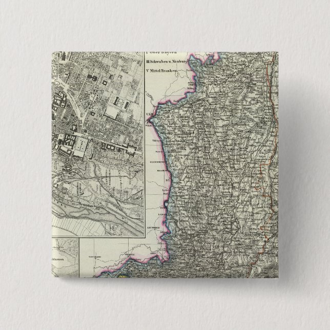 Chapa Cuadrada Múnich, Augsburgo, Baviera (Anverso)