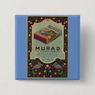 Chapa Cuadrada Murad Cigarettes