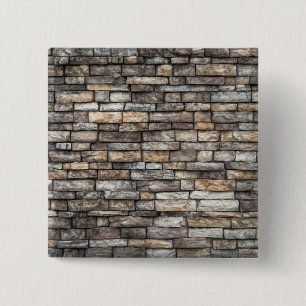 Chapa Cuadrada Muro de piedra gris