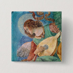 Chapa Cuadrada Músico del ángel