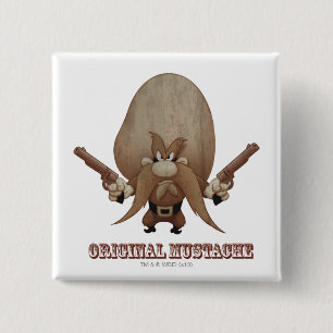 Chapa Cuadrada Mustache original