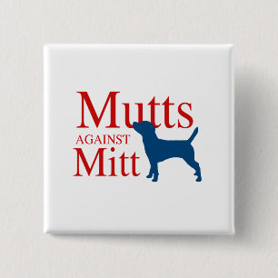 Chapa Cuadrada Mutts contra Mitt
