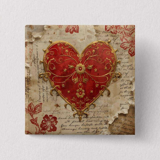 Chapa Cuadrada My Heart  (Anverso)