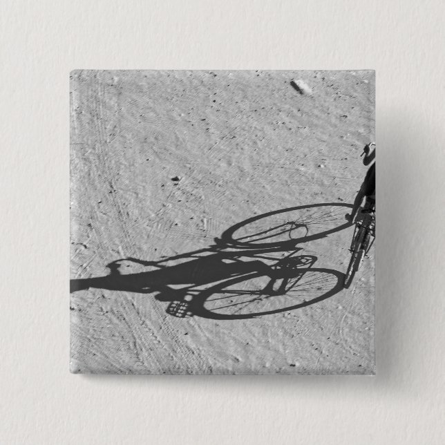 Chapa Cuadrada Myamar, Bagan, Joven montando una enorme bicicleta (Anverso)