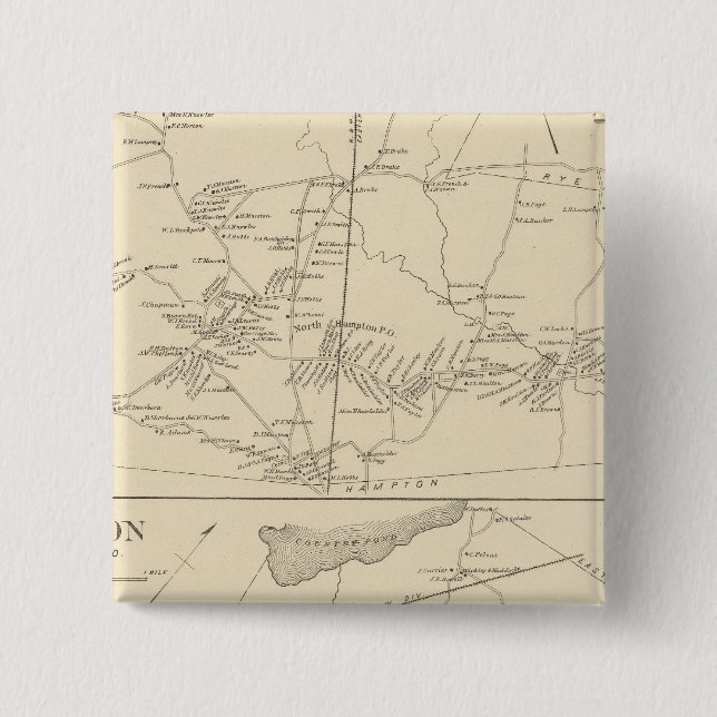 Chapa Cuadrada N Hampton, Newton (Anverso)