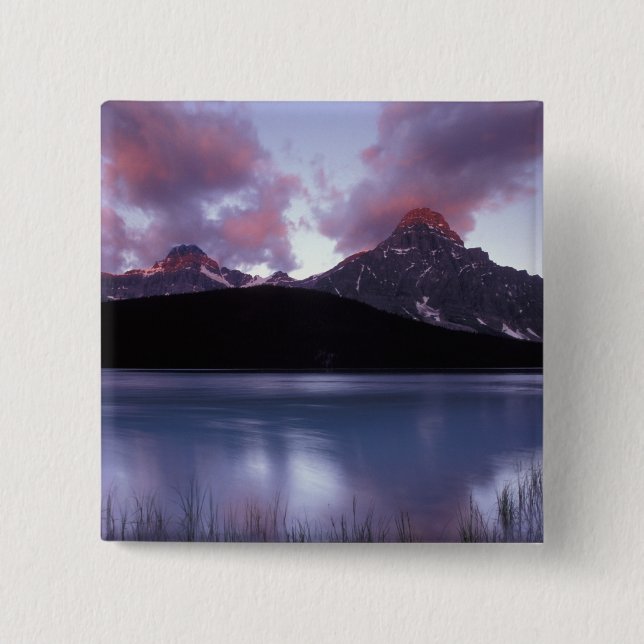 Chapa Cuadrada NA, Canadá, Banff NP, la primera luz de Morning en (Anverso)