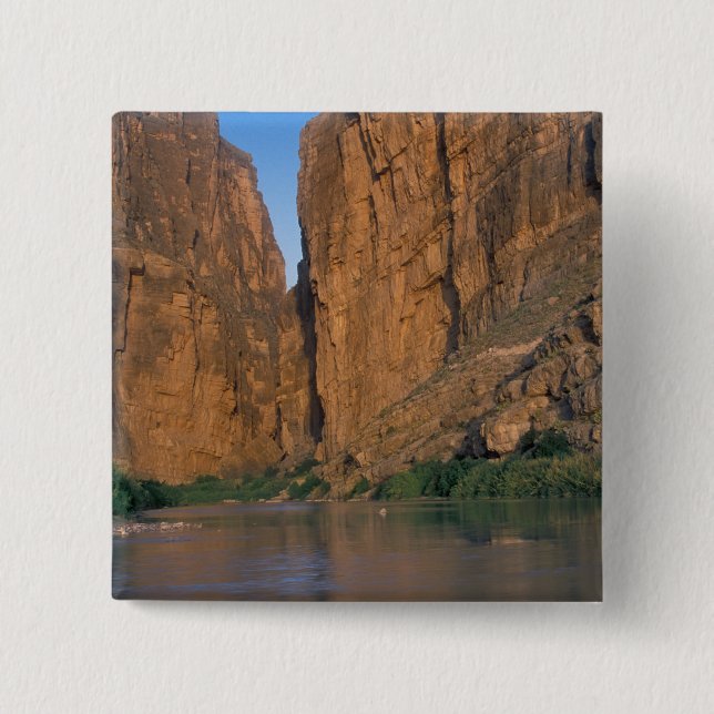 Chapa Cuadrada NA, EE. UU., Texas, Parque Nacional Big Bend. Río (Anverso)