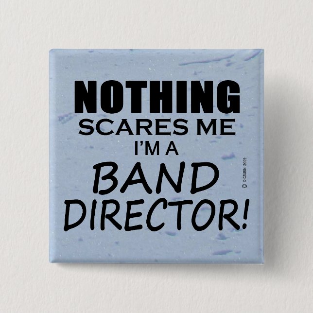 Chapa Cuadrada Nada me asusta, director de banda (Anverso)