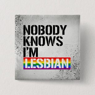 Chapa Cuadrada Nadie sabe que tengo - - los razón lesbianos de