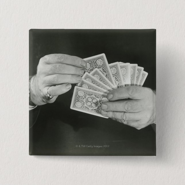 Chapa Cuadrada Naipes (Anverso)