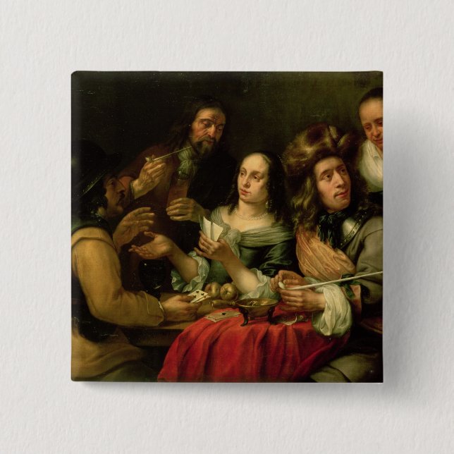 Chapa Cuadrada Naipes (Anverso)