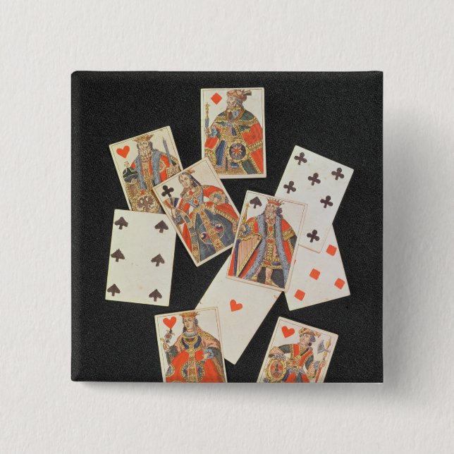 Chapa Cuadrada Naipes (Anverso)