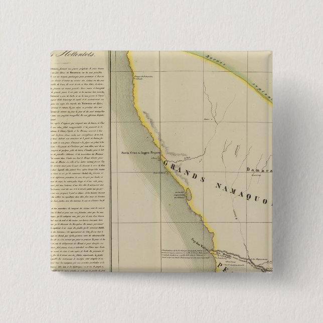 Chapa Cuadrada Namibia, Sudáfrica 50 (Anverso)