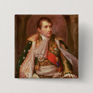Chapa Cuadrada Napoleon Bonaparte (1769-1821), como rey de