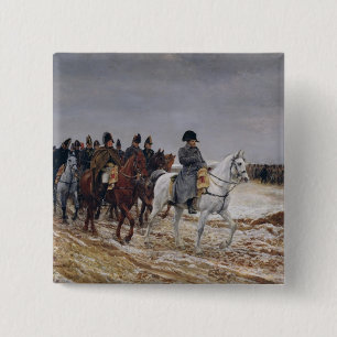 Chapa Cuadrada Napoleon en campaña en 1814, 1864