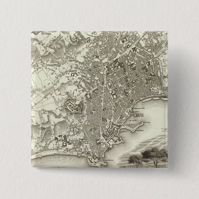 Chapa Cuadrada Nápoles, Italia (Anverso)