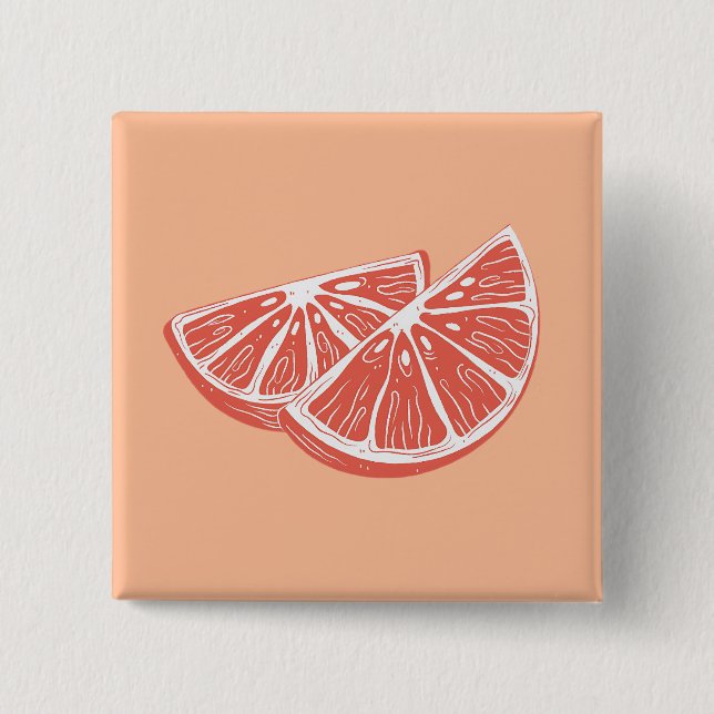 Chapa Cuadrada Naranja (Anverso)