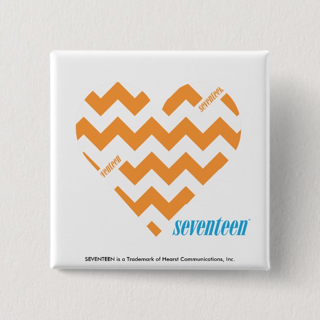 Chapa Cuadrada Naranja 2 del zigzag (Anverso)