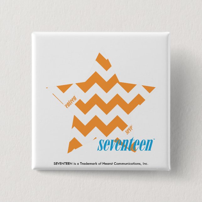 Chapa Cuadrada Naranja 3 del zigzag (Anverso)