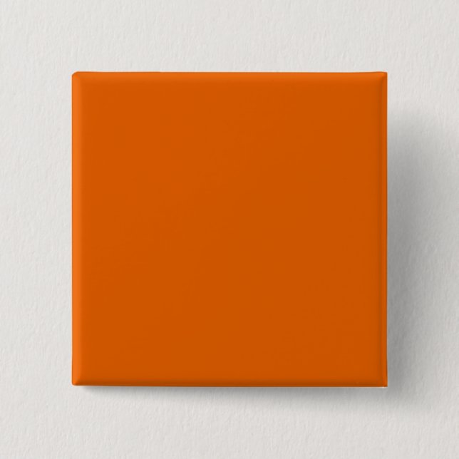 Chapa Cuadrada Naranja Color Square Button Pinback (Anverso)