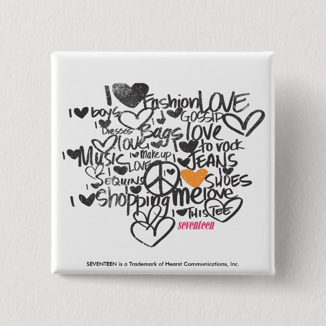 Chapa Cuadrada Naranja de la pintada (Anverso)