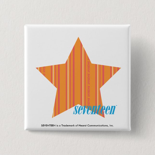 Chapa Cuadrada Naranja fino 4 de las rayas (Anverso)