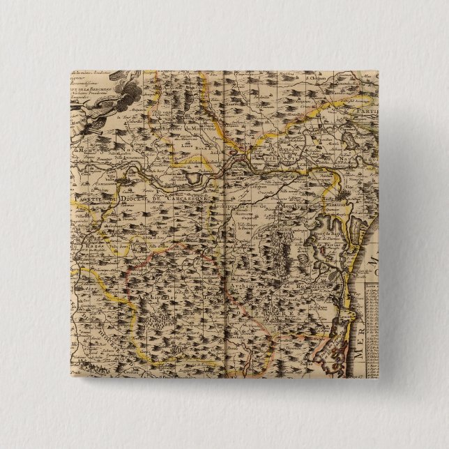 Chapa Cuadrada Narbona Francia (Anverso)