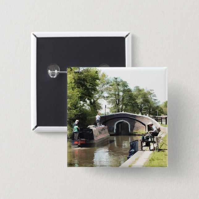 CHAPA CUADRADA NARROWBOATS (Anverso y reverso)