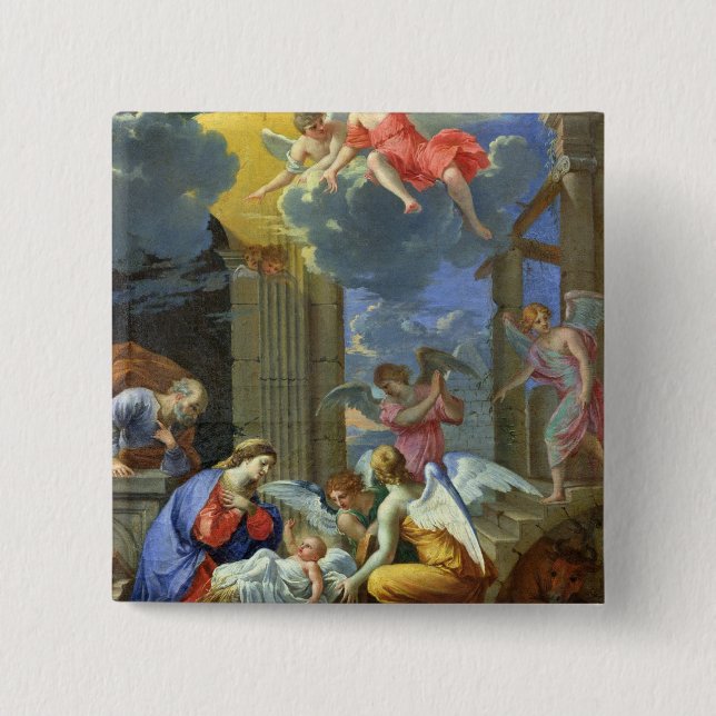 Chapa Cuadrada Natividad, 1667 (Anverso)