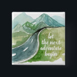 Chapa Cuadrada Naturaleza acuarela Vamos a comenzar la próxima av<br><div class="desc">Naturaleza acuarela Vamos a comenzar la próxima aventura</div>