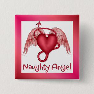 Chapa Cuadrada Naughty Angel