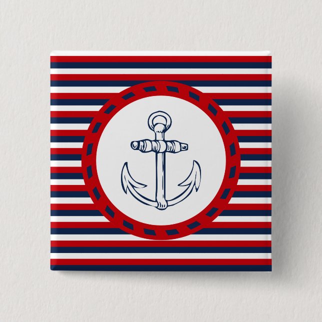 Chapa Cuadrada Nautical design (Anverso)
