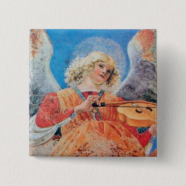 CHAPA CUADRADA NAVIDADES ANGEL (Anverso)