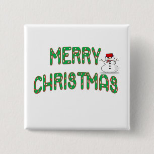 Chapa Cuadrada Navidades Candy Stick