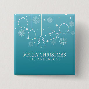 Chapa Cuadrada Navidades de nombres personalizados personalizados