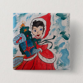 Chapa Cuadrada Navidades de Santa Elena