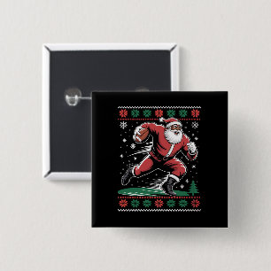 Chapa Cuadrada Navidades feos del fútbol americano africano