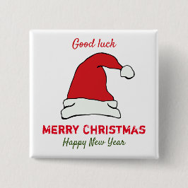 Chapa Cuadrada Navidades minimalistas y Año Nuevo Feliz