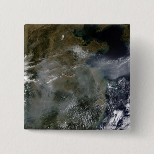 Chapa Cuadrada Neblina a través del llano de China del norte