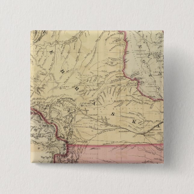 Chapa Cuadrada Nebraska y Kansas 3 (Anverso)