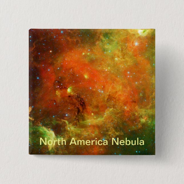 Chapa Cuadrada Nebulosa de Norteamérica (Anverso)