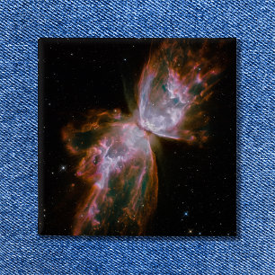 Chapa Cuadrada Nebulosa Mariposa Foto Espacial Celestial