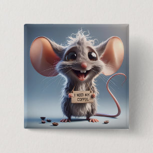 Chapa Cuadrada Necesito Mi Café