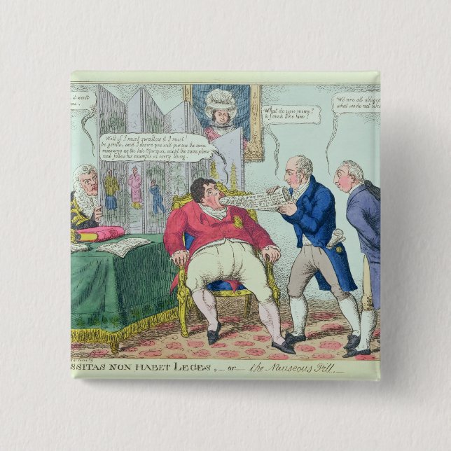 Chapa Cuadrada Necessitas no Habet Leges (Anverso)