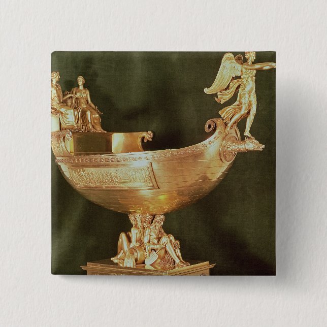 Chapa Cuadrada Nef que pertenece al emperador Napoleon Bonaparte (Anverso)