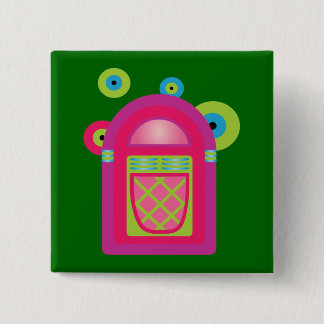 Chapa Cuadrada Neon Jukebox