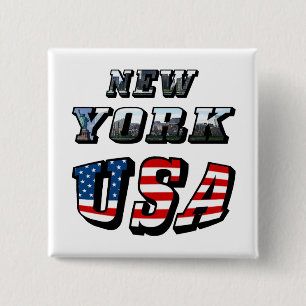 Chapa Cuadrada New York Picture and USA Text