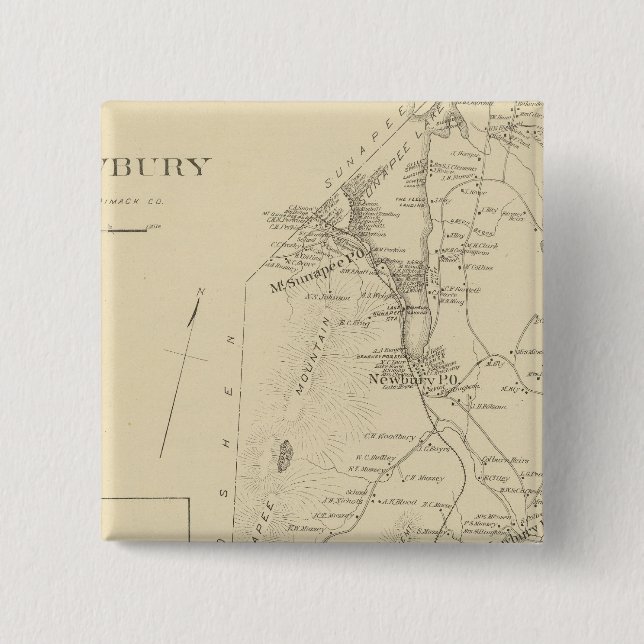 Chapa Cuadrada Newbury (Anverso)